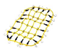 QOAKSDY RC Accesorios para TRX4 para Bronco para Defender 1/10 RC Carry Parts Accesorios De Decoración Lugarita Goma Neta con Gancho 250x160 Mm(Yellow)