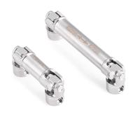 QOAKSDY RC Accesorios para TRX4M K10 para High para Trail 1/18 RC Crawler Car Upgrade Parts Ejes De Transmisión CVD Acero para Eje Central Chasis(Silver)