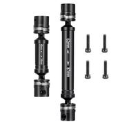 QOAKSDY RC Accesorios para TRX4M K10 para High para Trail 1/18 RC Crawler Car Upgrade Parts Ejes De Transmisión CVD Acero para Eje Central Chasis(Black)