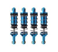 QOAKSDY RC Amortiguadores para MJX para Hyper Go 14301 14302 1/14 RC Car Upgrade Parts Amortiguadores Hidráulicos Delanteros Y Traseros De Metal Orificio A 60 Mm(Blue)