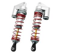 QOAKSDY RC Amortiguadores para TRX4 para SCX10 D90 1/10 RC para Piezas De Accesorios Coche Escalada 2 Uds Amortiguadores Metal Espaciado Entre Agujeros 90Mm