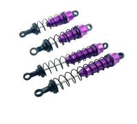 QOAKSDY RC Amortiguadores para WLtoys 12428 12423 1/12 RC Accesorios De Piezas La Pista del Coche Amortiguador Delantero Y Trasero Aluminio(Purple)