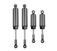 QOAKSDY RC Amortiguadores para Wltoys 12428 12429 12423 FY 01 03 1/12 RC Piezas De Actualización Accesorios Amortiguador Delantero Y Trasero Metal CNC 6061(Gray)