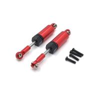 QOAKSDY RC Amortiguadores para WLtoys 184011 A949 A959 A969 A979 K929 RC Piezas De Coche Actualización Metal Reajuste Amortiguador Hidráulico Delantero Y Trasero(Red)