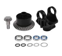 QOAKSDY RC Car Repuestos Kit para ARRMA 1/10 para Kraton para Senton para Big 1/8 para Typhon RC De Automóviles Caja Diferencial Metal Yugo Principal Engranaje 37T 13T(Black)