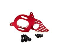 QOAKSDY RC Car Repuestos Kit para Arrma para Granite para Mega para Typhon para Big para Rock para Senton 1/10 RC Piezas De Actualización Coche Soporte Motor Ajustable Metal(Red)