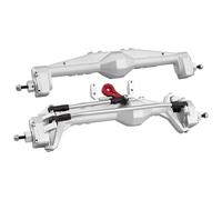 QOAKSDY RC Car Repuestos Kit para Axial para Capra 1.9 para UTB AXI03004 F9 para Wraith 90018 RR10 1/10 RC Crawler Pieza De Actualización Eje Portal Delantero Y Trasero Metal(Silver,Front and Rear)