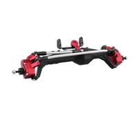 QOAKSDY RC Car Repuestos Kit para Axial para Capra 1.9 para UTB AXI03004 F9 para Wraith 90018 RR10 1/10 RC Crawler Pieza De Actualización Eje Portal Delantero Y Trasero Metal(Black Red,Front)
