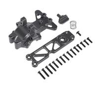 QOAKSDY RC Car Repuestos Kit para MJX para Hyper para Go 1/16 16207 16208 16209 16210 H16BM H16PL H6V3 M162 M163 RC Piezas De Mejora Coche Cubierta Caja Cambios Delantera Metal(Gray)