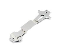QOAKSDY RC Car Repuestos Kit para Wltoys 144001 144002 144010 144016 144018 1/14 RC Piezas De Actualización Metal para Coche Control Remoto del Segundo Piso(Silver)