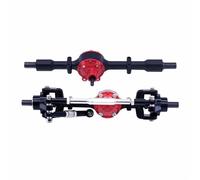 QOAKSDY RC Car Repuestos Kit para WPL para C14 C24 B14 B24 B16 B36 para JJRC para Henglong para Feiyu 1/16 RC Piezas De Coche Conjunto Eje Delantero Y Trasero Metal(A)