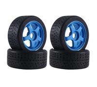 QOAKSDY RC Neumáticos Rueda para Arrma para Infraction para Felony para Limitless 1/7 RC Piezas De Actualización Coche 4 Uds Neumáticos 5 Radios 100X42mm Rueda Hexagonal 17Mm