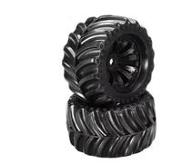 QOAKSDY RC Neumáticos Rueda para JLB para Racing para Cheetah 11101 21101 J3 para Speed 1/10 RC Car Upgrade Parts Accesorios De Repuesto 2 Piezas Rueda Neumático 140 Mm