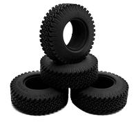 QOAKSDY RC Neumáticos Rueda para TRX4 para Axial SCX10 II 90046 para Redcat Gen8 D90 4 Uds 98x35mm 1,9 "neumáticos De Goma para Barro para Coche Trepador Control Remoto 1/10