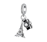 QOAUPO 925 Sterling Silver Charm Pendant for Women, compatible with European bracelets and necklaces, perfect for women and girls.