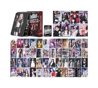 QOCUILC BP Photocards,55 Pcs photocards blackpink,Kpop Tarjeta Fotográfica,black pink Nuevo Álbum Cards para Fans(HELLO MONSTIEZ)