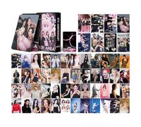 QOCUILC BP Photocards,55 Pcs photocards blackpink,Kpop Tarjeta Fotográfica,black pink Nuevo Álbum Cards para Fans(Octavo aniversario)
