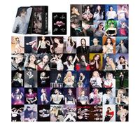 QOCUILC BP Photocards,55 Pcs photocards blackpink,Kpop Tarjeta Fotográfica,black pink Nuevo Álbum Cards para Fans(WORLDTOUR)