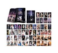 QOCUILC BP Photocards,55 Pcs photocards blackpink,Kpop Tarjeta Fotográfica,black pink Nuevo Álbum Cards para Fans(World Tour)