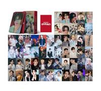 QOCUILC BTS Photocards,55PCS kpop Lomo Card,Bangtan Boys Photo card,Mini Postales,Tarjeta de Felicitación con Caja de Postales(UNTOLD)