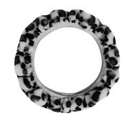 QOCUILC Fundas para volante Leopard, material de felpa para mayor comodidad y calidez en invierno. Universal, apto para volantes de 36-38 cm. Para decorar y proteger tu vehículo y fácil de instalar
