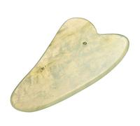Qoekacy 1 unids Gua Sha Masaje Medicina China Natural Jade Tabla Raspador Herramienta