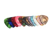Qoekacy 12 x Rock Picks - Mediators para guitarras y bajos 3 fuerzas diferentes