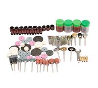 Qoekacy 147 piezas juego de bits sigue mini herramienta de perforación rotativa y para molienda, grabado, juego de herramientas de pulido, amoladora