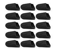 Qoekacy 15Pcs Boquilla de Goma Tapa Clip Ligadura Proteger Punta Delicada para Flauta Clarinete SaxofóN Sax Piezas Accesorios