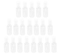 Qoekacy 20 PCS 30 Ml (1Oz) Botella de de Neblina de PláStico Transparente, Botella de PortáTil Recargable para Viajes, Limpieza, Aceites Esenciales