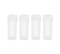 Qoekacy 200 Pcs 5Ml de Muestra de PláStico Potable Mini Clear Storage Case Vial Storage Container