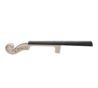 Qoekacy 4/4 tamaño erable violín cuello ébano toque violín DIY kit con mano tallado desplazamiento