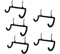 Qoekacy 5 piezas de serías ganchos resistentes de soporte, taladro de panel perforado, gancho de suspensión de doble gancho de panel perforado para taladro, accesorios, herramienta eléctrica, etc.