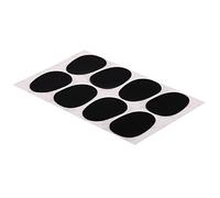 Qoekacy 8Pcs 0.3mm Boquilla Parches Almohadillas Cojines para Alto Sax Tenor Saxofon Negro