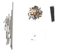 Qoekacy 92 unids/set Tornillos de piezas de reparación de saxofón Alto Sax + conjunto de muelles saxofón Herramienta DIY Accesorios para instrumentos de viento