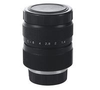 Qoekacy Television TV Lens/CCTV Lente para cámara C Mount 25Mm F1.4 in Negro