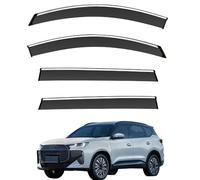 QOEMRHELT 4 Piezas Deflectores Laterales para Ebro S700 2024-2026, Protector contra Viento y Lluvia,Ventanas de Deflector Aire Coche Accesorios