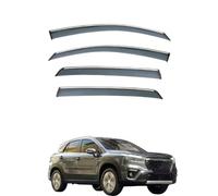 QOEMRHELT 4 Piezas Deflectores Laterales para Suzuki SX4 S-Cross 2021-2026, Protector contra Viento y Lluvia,Ventanas de Deflector Aire Coche Accesorios