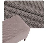 QOEUIUJ Funda Otomana 35x35 55x55 50x50 Protector for Taburete Cuadrado de Terciopelo Elástico, Covers for Pouf Reposapiés Foostool Footrest Banqueta(Taupe,42x42in/105x105cm)