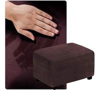 QOEUIUJ Funda Otomana de Tamaño Personalizado, Protector de Puff, Cubierta Taburete, Cover Reposapiés, Dime la Talla Que Necesitas y la personalizamos(Marrón,80x140cm)