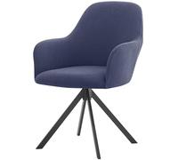 QOEUIUJ Fundas for Sillas De Comedor con Brazos, Impermeable Comedor Sillas Cubiertas con Brazos Respaldo Elástica Giratoria Brazos Respaldo Cubiertas Sillas Estilo Nórdico(Marina de Guerra,1pc)