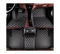QOGJSG Alfombra Coche para Genesis GV80 Coupe 2024 5 Asientos Alfombrillas Suelo Coche Alfombras Suelo Revestimientos Los Pies Alfombrillas Automóvil(Black-Beige)