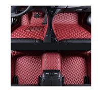QOGJSG Alfombra Coche para Infiniti QX50 2013-2015 5 Asientos Alfombrillas Tipo Clima Alfombrilla Delantera Y Trasera Maletero Revestimiento Carga Alfombrillas Automóvil(Vino Rojo)