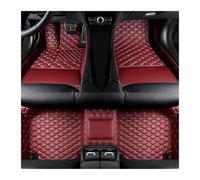 QOGJSG Alfombra Coche para Lincoln para MKZ 2014-2019 2020 Alfombrillas Piso Auto Alfombras Pies Auto Revestimiento Piso Coche Alfombrillas Automóvil(Vino Rojo)