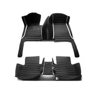 QOGJSG Alfombra Coche para Lincoln para MKZ 2014-2020 Alfombrillas Piso Coche Cobertura Total Accesorios Interiores Alfombra Alfombrillas Automóvil(Black White)