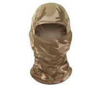 QOHNK Pasamontañas para hombres y mujeres, máscara de esquí de cara completa, camuflaje, táctica, entrenamiento, montaña, combate, al aire libre, bufanda militar, Desierto, Talla única