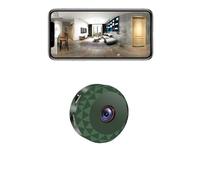 qoiq Mini Camara Espia Oculta 1080P HD WiFi Camaras de Vigilancia sin Cables Camara Seguridad Vigilancia Cámara Espía para Ver En El Movil Interior Spy CAM con Detección de Movimiento (Umber Grey)