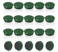 QOJOPU 20 Piezas Imanes Potentes Imanes Nevera - Mini Imanes Pizarra Magnetica Redondos Decorativos, Iman Nevera Pequeños Verde Oscuro Magnets para Pizarra, Oficina, Hogar, Escuela, Foto y Calendario