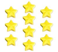 QOJOPU Imanes Nevera - Imanes Potentes para Pizarra Magnética, 10 Piezas Mini Imanes Pequeños Decorativos en Forma de Estrella Amarilla, Iman Nevera Magnets para Oficina, Escuela, Calendario y Foto