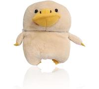 QoKcoahn Étui en Peluche pour AirPods Pro, Motif Canard Kawaii 3D, Coque en Silicone Souple Avec Porte-clés, Cool et Amusant.